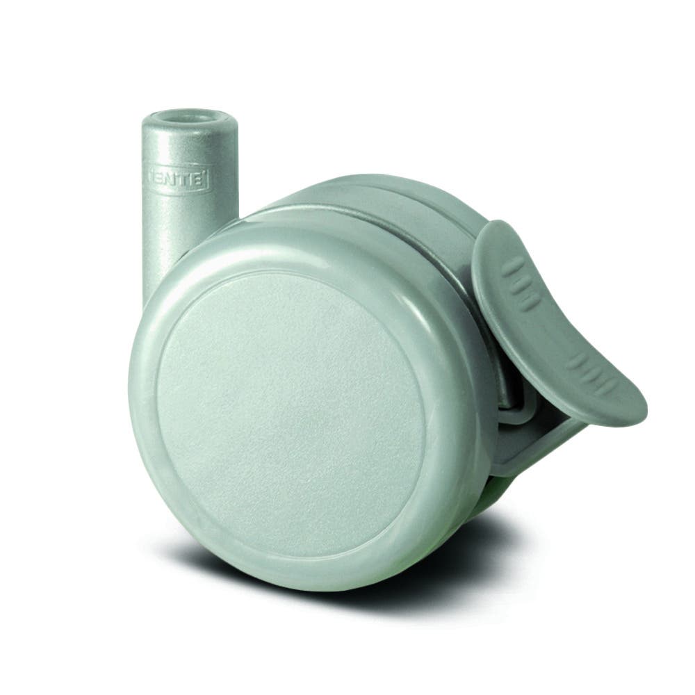 Swivel castor with wheel brake 75 mm