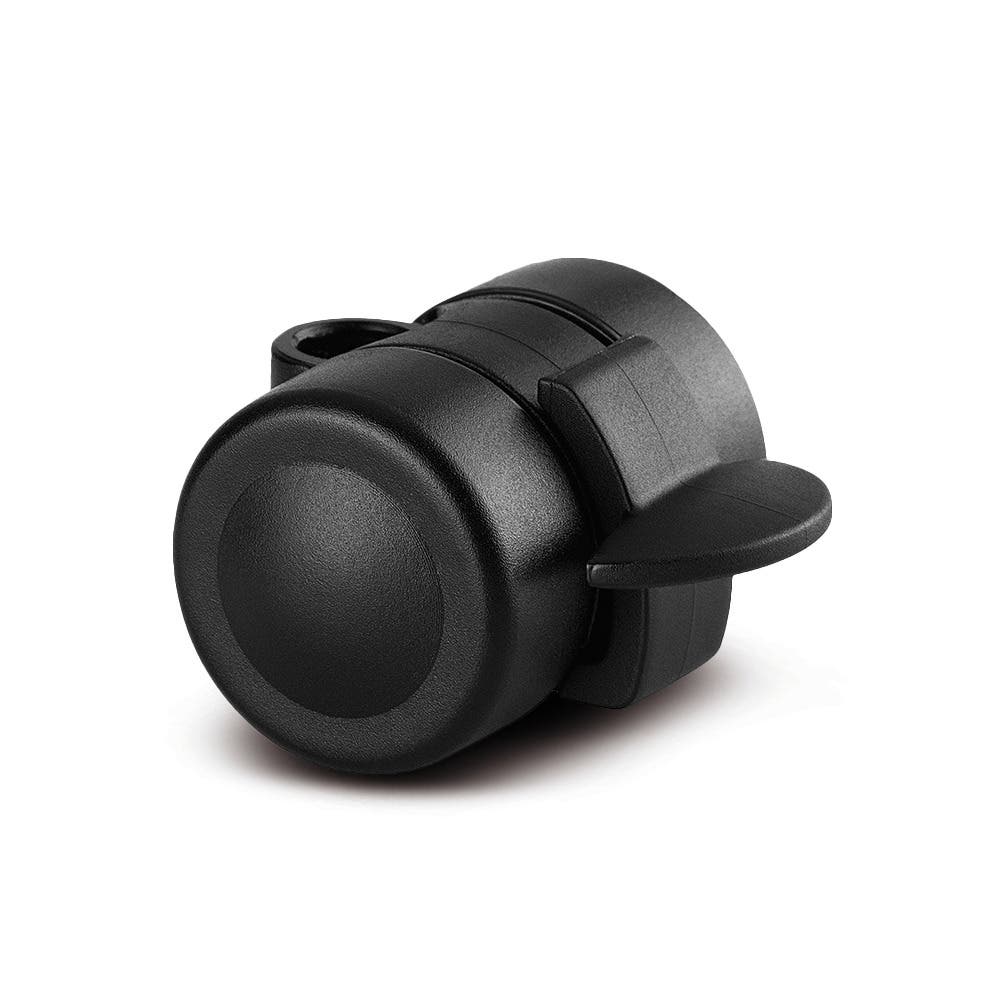 Swivel castor with wheel brake 35 mm