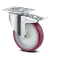 Swivel castor with total lock 125 mm