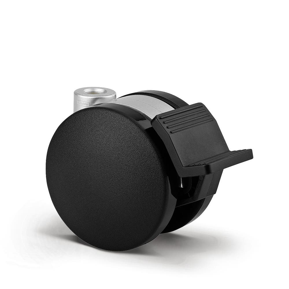 Swivel castor with wheel brake 75 mm