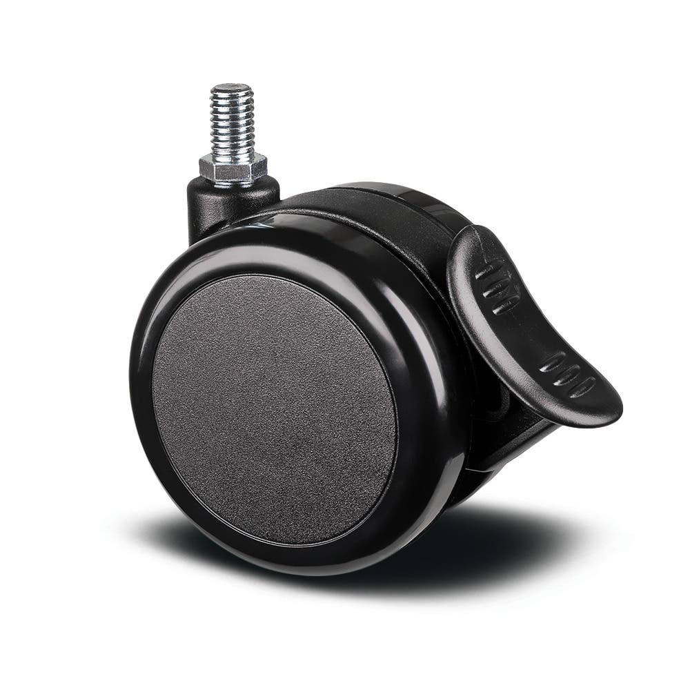 Swivel castor with wheel brake 75 mm