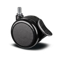 Swivel castor with wheel brake 75 mm
