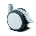 Swivel castor with wheel brake 75 mm